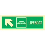 Lifeboat arrow up left