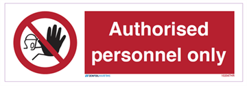 Authorised personnel only