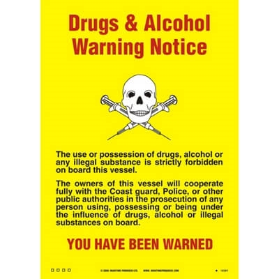 125.238 Drugs & Alcohol Warning