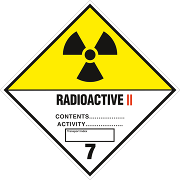 Radioactive kl. 7.2 fareseddel - Faresedler