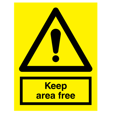 Keep area free (EN)