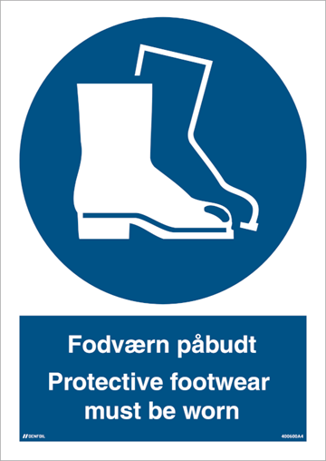 Fodvaern-paabudt-Protective-footwear-must-be-worn-Byggepladsskilt-400600