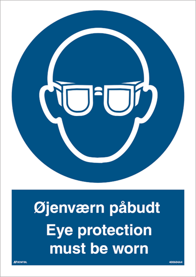 ojenvaern-paabudt-Eye-protection-must-be-worn-Byggepladsskilt-400604