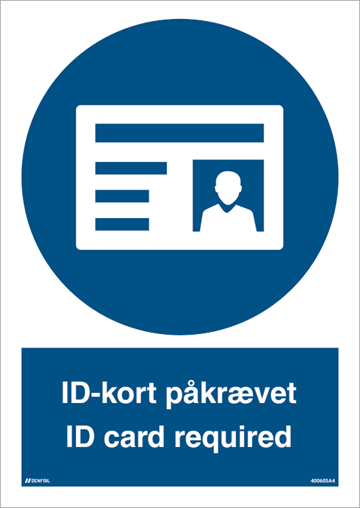 ID-kort-paakraevet-ID-card-required-Byggepladsskilt-400605RAA4