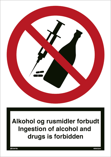 Alkohol-og-rusmidler-forbudt-Ingestion-of-alcohol-and-drugs-is-forbidden-Byggepladsskilt-400632