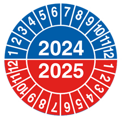 2024-2025 Kalibrerings og godkendelsesmaerke aar 