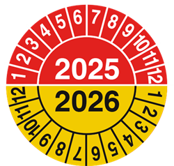 2025-2026 Kalibrerings og godkendelsesmaerke aar 