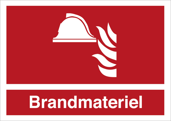 Brandmateriel - Selvklæbende vinyl - 105 x 148 mm