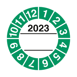 2023 Kalibreringsmærker med tekstfelt i Ø 30mm