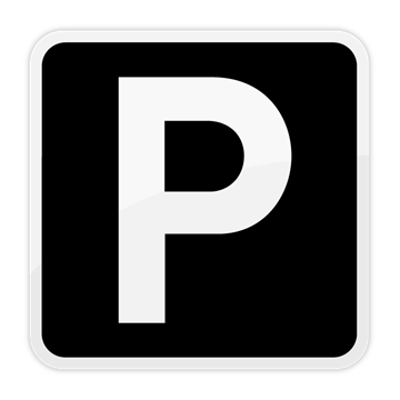 E 33,1 Parkeringsskilte (privatretlige sorte p-skilte)