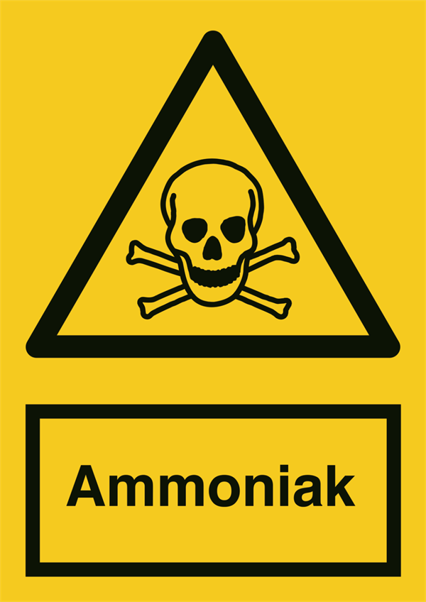 Ammoniak Advarselsskilt A327RAA4
