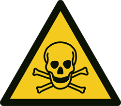 Giftige stoffer Advarselsskilt A355