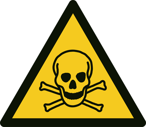 Giftige stoffer Advarselsskilt A355VN