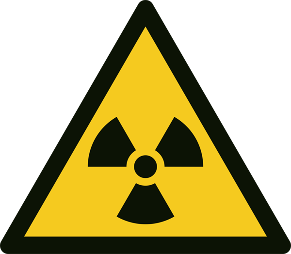 Radioaktive stoffer Advarselsskilt A356