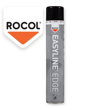 ROCOL Easyline Edge - Sort farve - Markeringsspray til afstribning og opmærkning