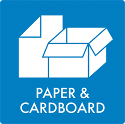 Affaldsskilt Paper & Cardboard