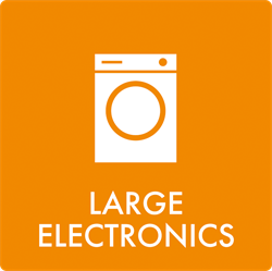 Affaldsskilt Large electronics