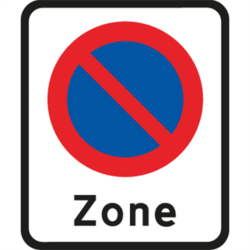 Zone med parkering forbudt E 68,1 