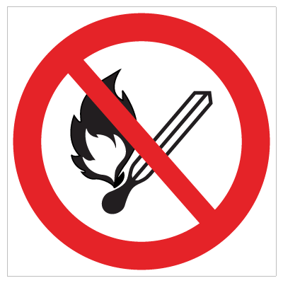 Forbud mod åben ild