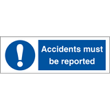 Accidents must be reported