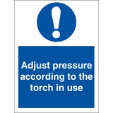 Adjust pressure according to