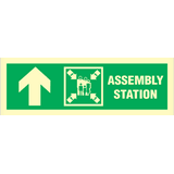 Assembly station arrow up