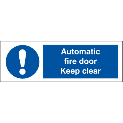 Automatic fire door