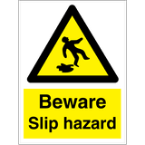 Beware Slip hazard