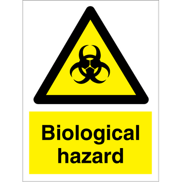 Biological hazard - Self Adhesive Vinyl - 200 x 150 mm