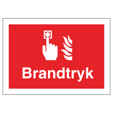 Brandtryk - brandskilte