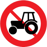 C 24,1 Traktor og motorredskab forbudt