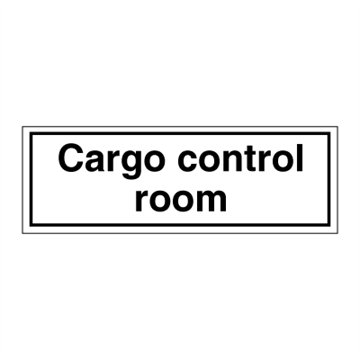 Cargo control room - ISPS Code Signs