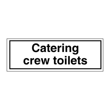 Catering crew toilets - ISPS Code Signs