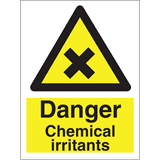 Danger chemical irritants