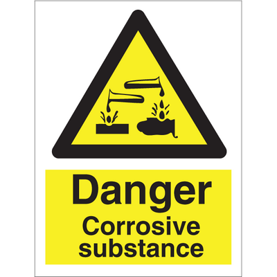 Danger Corrosive substance