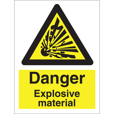 Danger Explosive material