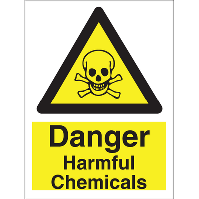 Danger Harmful Chemicals