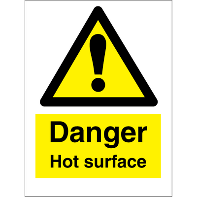 Danger Hot surface