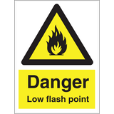 Danger Low flash point