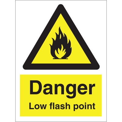 Danger Low flash point