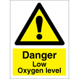 Danger Low Oxygen level