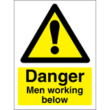 Danger Men working below