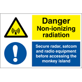 Danger Non-ionizing radiation