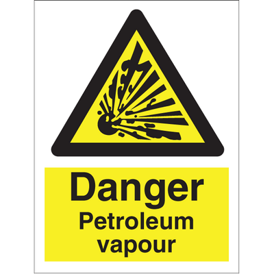 Danger Petroleum vapour