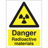 Danger Radioactive materials