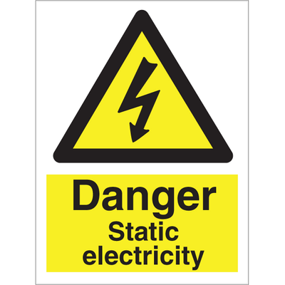 Danger Static electricity