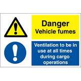 Danger Vehicle fumes