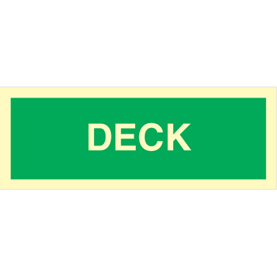 Deck - Exit Signs