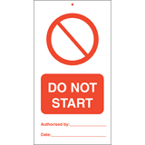 Do not start (pk. á 10 stk.)