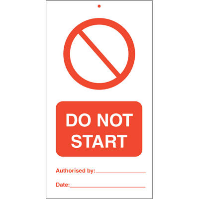 Do not start (pk. á 10 stk.)